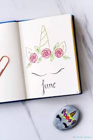 Unicorn Bullet Journal Theme Meraki Mother Bullet Journal Themes Bullet Journal Inspiration Bullet Journal Doodles