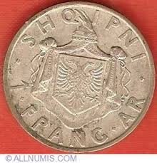 It has a circulating supply of 44 million ar coins and a max supply of 66 million. 1 Frang Ar 1937 Silver Xf Albania Coin Kingdom King Zog I Coins World Albania