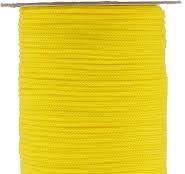 IHKFILAN 1/8Inch Polypropylene Utility Drawstring Hollow Braided PP Rope,  Barrier Rope String - Yellow, 328ft (100m) - Ideal for Golf Courses, Trail  ...