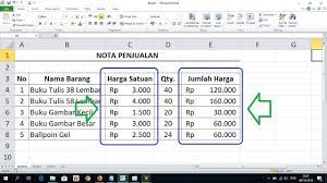 Cara buat rp di excel dengan currency cell. Cara Memberi Format Rupiah Di Tabel Excel Youtube