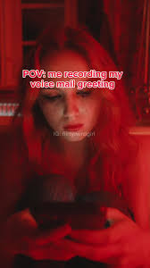 Girl Voicemail Recording Message