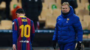 Koeman bemoans 'very tough punishment' as sevilla defeat barcelona. Ronald Koeman Tight Lipped On Barcelona Future Desperate For Lionel Messi To Stay Sports News The Indian Express
