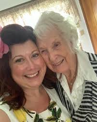 Celebrating a 92-year-old's birthday with friends