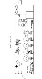 It includes a hero section with overlapping text module to display a tagline. Beauty Salon Floor Plan Design Layout 832 Square Foot Floor Plan Design Nail Salon Interior Design Barbershop Design