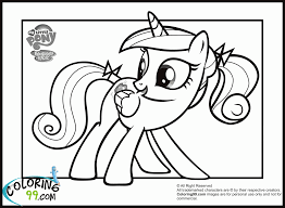Enjoy hours of creativity with your favorite pony friends doing coloring pages, solving puzzles, designing dresses, and more! My Little Pony Coloring Pages Princess Cadence Wedding Coloring Home