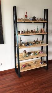 Mueble Organizador Madera Hierro Ladder Decor Ladder Bookcase Bookcase