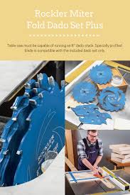 Rockler Miter Fold Dado Set Plus Fold Mitered Box Joints