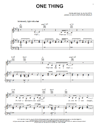 Alicia Keys One Thing Sheet Music Pdf Notes Chords Pop Score Piano Vocal Guitar Right Hand Melody Download Printable Sku 96443