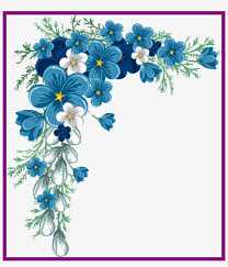 Affordable and search from millions of royalty free images, photos and vectors. Rose Flower Design Corner Rose Flower Design Png Unbelievable Blue Flower Border Design 942x1054 Png Download Pngkit