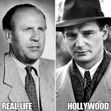Oskar Schindler was a German industrialist who is credited with saving  1,200 Jewish individuals during WWII by employing them at his factories.  Schindler was portrayed by Liam Neeson in 'Schindler's List' (1993).