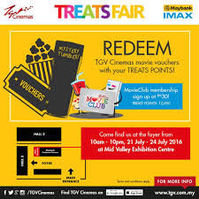 The conversion rate may differ from standard conversion rate for selected redemption partner. Tgv Cinemas Maybank Treats Fair In Malaysia Cinema Cinema Movies Treats