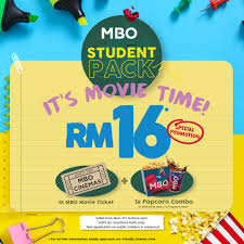 Small cinema but quite a cozy place to watch movie. Mbo Cinemas On Twitter Introducing Mbo Student Pack A Great Deal For Students To Enjoy Movie With Their Favourite Drink Popcorn Rm16 1 Terms And