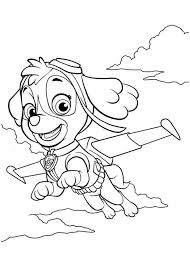 Command center of paw patrol. Skye Coloring Pages Coloringnori Coloring Pages For Kids