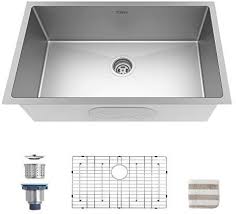 4 what gauge is stainless steel sink best? Torva 30 Inch Undermount Kitchen Sink 16 Gauge Stainless Steel Undermount Single Bowl 30 X 18 X 10 Inch Deep Fits 33 Inch Cabinet Buy Online In Guyana At Guyana Desertcart Com Productid 104638036