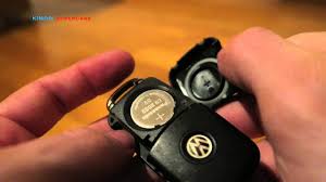 How To Change Battery In Vw Key Youtube