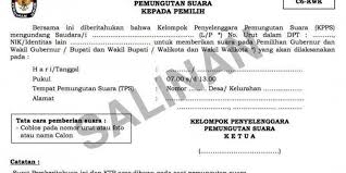 Surat undangan terbagi menjadi dua macam yaitu surat. Formulir C6 Tak Kunjung Diterima Calon Pemilih Ini Penjelasan Kpu