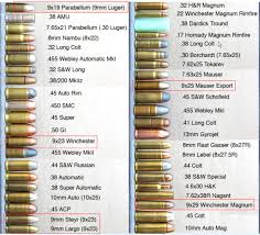 bullet caliber comparison charts x 58 sub silent