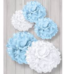 2 μεγάλα (32.5cm) και 1 μικρό (25.5cm). Pom Poms Dekoration Baby Belly Party