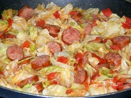 Southern Fried Cabbage With Sausage Photo By Msippigirl Recipes Fried Cabbage With Sausage Southern Fried Cabbage