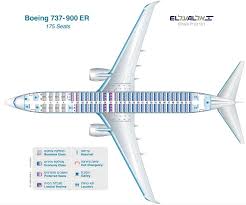 El Al Boeing 737 900er Seating Layout Configuration Boeing Seating Plan Boeing 737