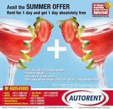 Buy 1 Get 1 Free Unbelievable It S True Rent For 1 Day And Get 1 Day Absolutely Free It S 50 Discount Straightaway E Summer Promotion Food Rent A Car