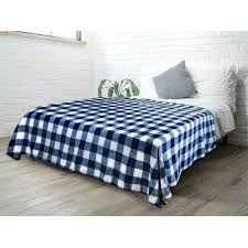 Glitzhome plaid woven throw blanket winter la. Pavilia Buffalo Check Fleece Throw Blanket Blue White Checkered Plaid Flannel Blanket Soft Velvet Lightweight Microfiber Blanket For Bed Couch Sofa 60x80 Inches Checker Navy Walmart Com Walmart Com