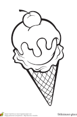 Cornet de glace png cornet de glace dessin free transparent. Coloriage D Une Delicieuse Glace En Cornet Avec Une Cerise