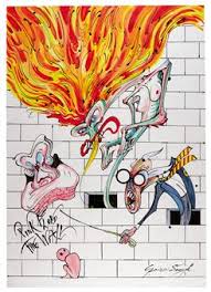 Check spelling or type a new query. Gerald Scarfe Pink Floyd S The Wall Teacher We Don T Need No Education Original Drawing Mutualart