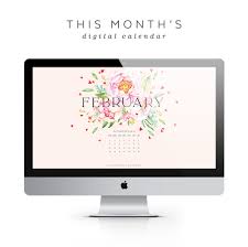 The month, which began on a monday, will end on a sunday after 28 days. Fall In Love With Your Free February 2021 Desktop Calendar Lovilee Blog Online Decor Shop