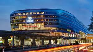It is 16.5km from the hotel and approximately a 14minutes journey by taxi. Frankfurt Airport Hotels Hilton Garden Inn Frankfurt Airport