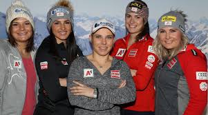 Vor der tschechin ester ledecka. Osv Damen Im Ersten Abfahrtstraining In Aare Stark Sky Sport Austria