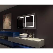 Our medicine cabinets come in a variety of sizes to fit your bathroom needs. Paris Mirror 48 In X 28 In Led Lighting Medicine Cabinet Lowe S Canada