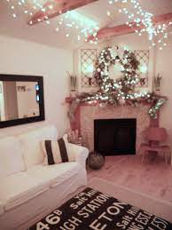 Twinkle Lights Across The Living Room Christmas House Lights Christmas Decorations Living Room Home