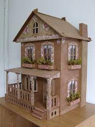 Doll House Plans Bibserver Elegant Diy Dollhouse Plans Dollhousefurnitureplans Doll House Plans Homemade Barbie House Cardboard House