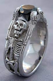 Awesome Beautiful Gothic Skeleton Rings From Images Jewelers Www Imagesjeweler G Gothic Jewelry Skeleton Ring Gothic Engagement Ring