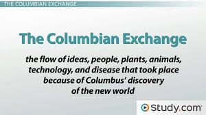 Plants, animals, and disease between the. The Columbian Exchange Video Lesson Transcript Study Com
