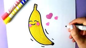Cute Food How To Draw A Cute Banana Easy Drawing Youtube It's super easy tutorial, only follow me step by step, if you need more time, you can make pause. to draw a cute banana easy drawing