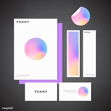 Colorful Holographic Gradient Background Design Set Free Image By Rawpixel Com Ningzk V Graphic Design Business Card Background Design Gradient Design