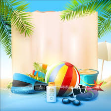 Tropical Paradise Summer Holiday And Paper Background Vector 07 Paper Background Tropical Paradise Holiday