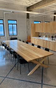 Ash Farm Tables Gensler Wood From The Hood Farm Table Table Communal Table