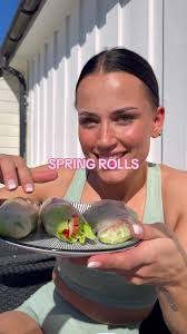 Nye favoritt lunsj🌸 #springrolls #lunsj #ricepaper #snack #tastetest ...