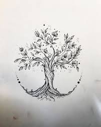 55 Simple Small Flowers Tattoos Drawing Tattoos Ideas For Women This Season Koees Blog Flower Tattoo Drawings Tree Tattoo Designs Tattoos