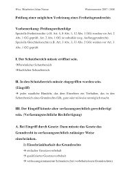 Verfassungsimmanente schranken sind schranken, die sich aus dem system des grundgesetzes mit gleichrangigen grundrechten ergeben. Https Www Uni Trier De Fileadmin Fb5 Prof Oef005 Julian Grundrechte 13 11 2007 Uebersicht Grundrechtspruefung Von Freiheitsrechten Folie Pdf