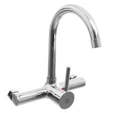 Griferia monomando cocina con cuerpo de laton cromado. Griferia Monocomando De Cocina Para Pared Palito 20 Cm Sodimac Com Uy