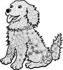 Kostenloses Ausmalbild Hund Welpe Die Gratis Mandala Malvorlage Einfach Ausdrucken Und Ausmalen Mandala Tiere Ausmalbilder Hunde Ausmalbilder Tiere