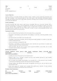 education teacher resume templates