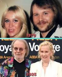 ABBA members Agnetha Fältskog and Benny Andersson.