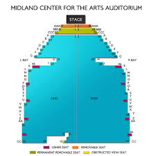 Midland Center For The Arts 2019 Seating Chart