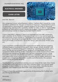 Check spelling or type a new query. Example Cover Letter For Electrical Engineer Bag The Web