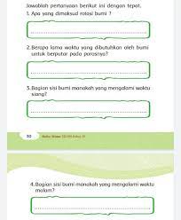 Apr 27, 2021 · berikut pembahasan soal dan jawaban buku tematik tema 8 kelas 3: Kunci Jawaban Tema 8 Kelas 3 Halaman 30 31 32 33 34 35 36 37 38 39 Subtema 1 Yang Dimaksud Rotasi Bumi Metro Lampung News